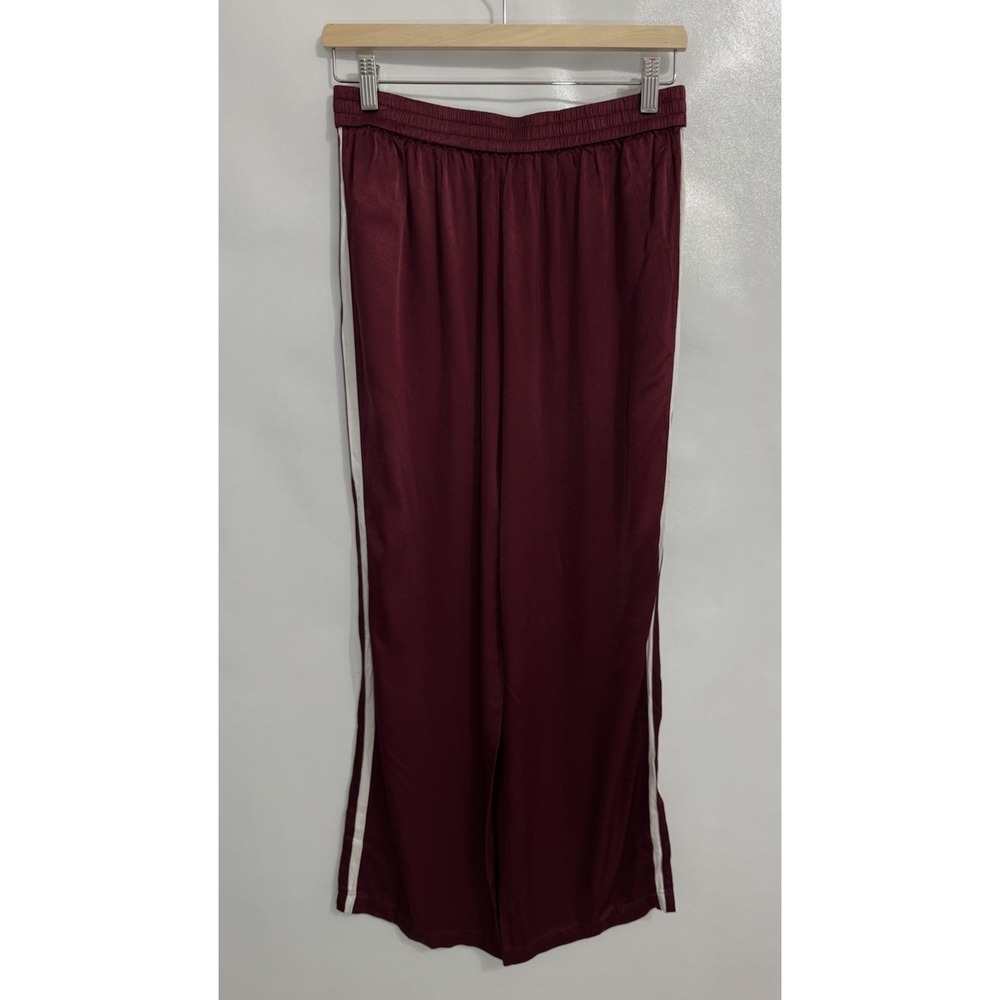 Rails Size Medium Merida Garnet Pants Track Wide Leg Rayon Viscose Pockets